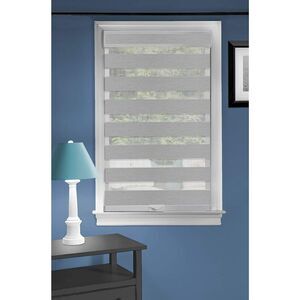 Cordless Serenity Sheer Double Layered Zebra Shade Horizontal Cordless Window